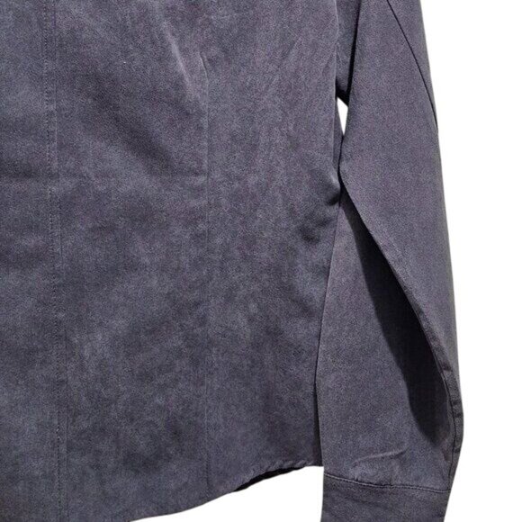 Lemon Grass Studio Button-Up Shirt S Gray - Picture 12 of 12